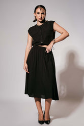 Double Pocket Top Black